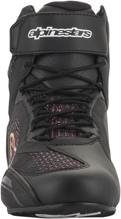 ALPINESTARS Stella Faster-3 Rideknit Shoes - Black/Yellow/Pink - US 5 / EU 36 251052014395