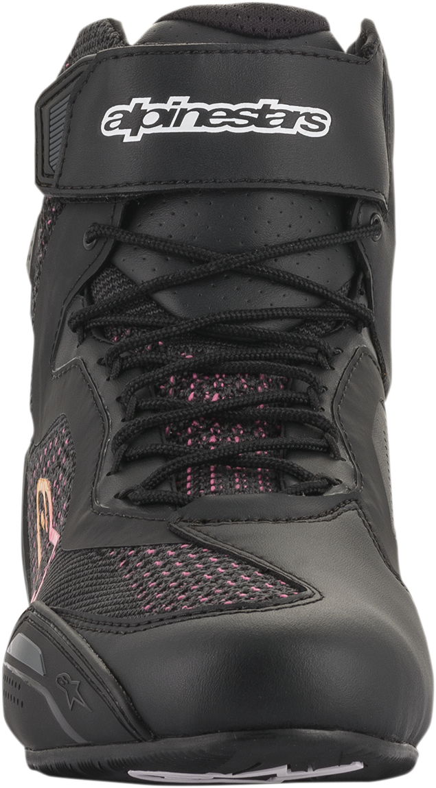 ALPINESTARS Stella Faster-3 Rideknit Shoes - Black/Yellow/Pink - US 11 / EU 43.5 2510520143911