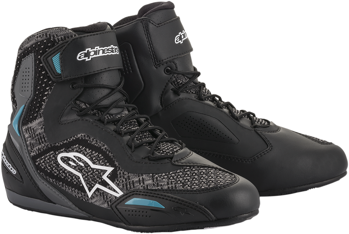 ALPINESTARS Stella Faster-3 Rideknit Shoes - Black/Teal - US 11.5 / EU 44 2510520117011.5