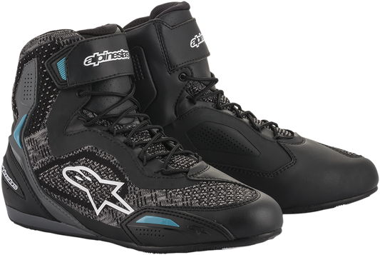 ALPINESTARS Stella Faster-3 Rideknit Shoes - Black/Teal - US 11.5 / EU 44 2510520117011.5