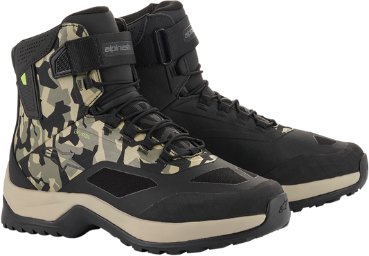 ALPINESTARS CR-6 Drystar® Shoes - Black/Brown/Green - US 9.5 261102016099.5