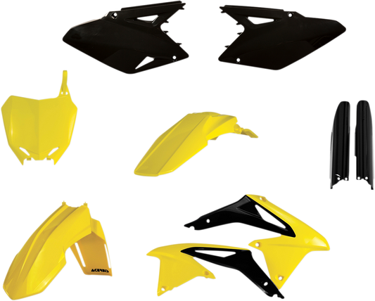 ACERBIS Full Body Kit for Suzuki RMZ '08-'17 OEM Yellow/Black | Part No. 2198045569