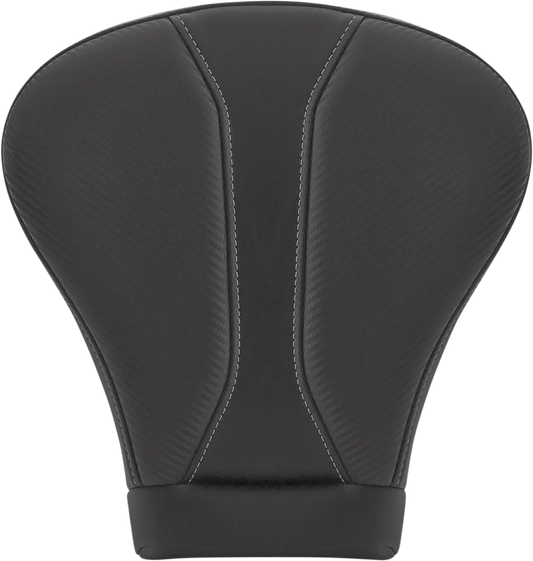 SADDLEMEN Dominator Pillion Pad - Extended Reach/Touring - Black w/ Gray Stitching - FL '08-'25 808-07B-0142EXT