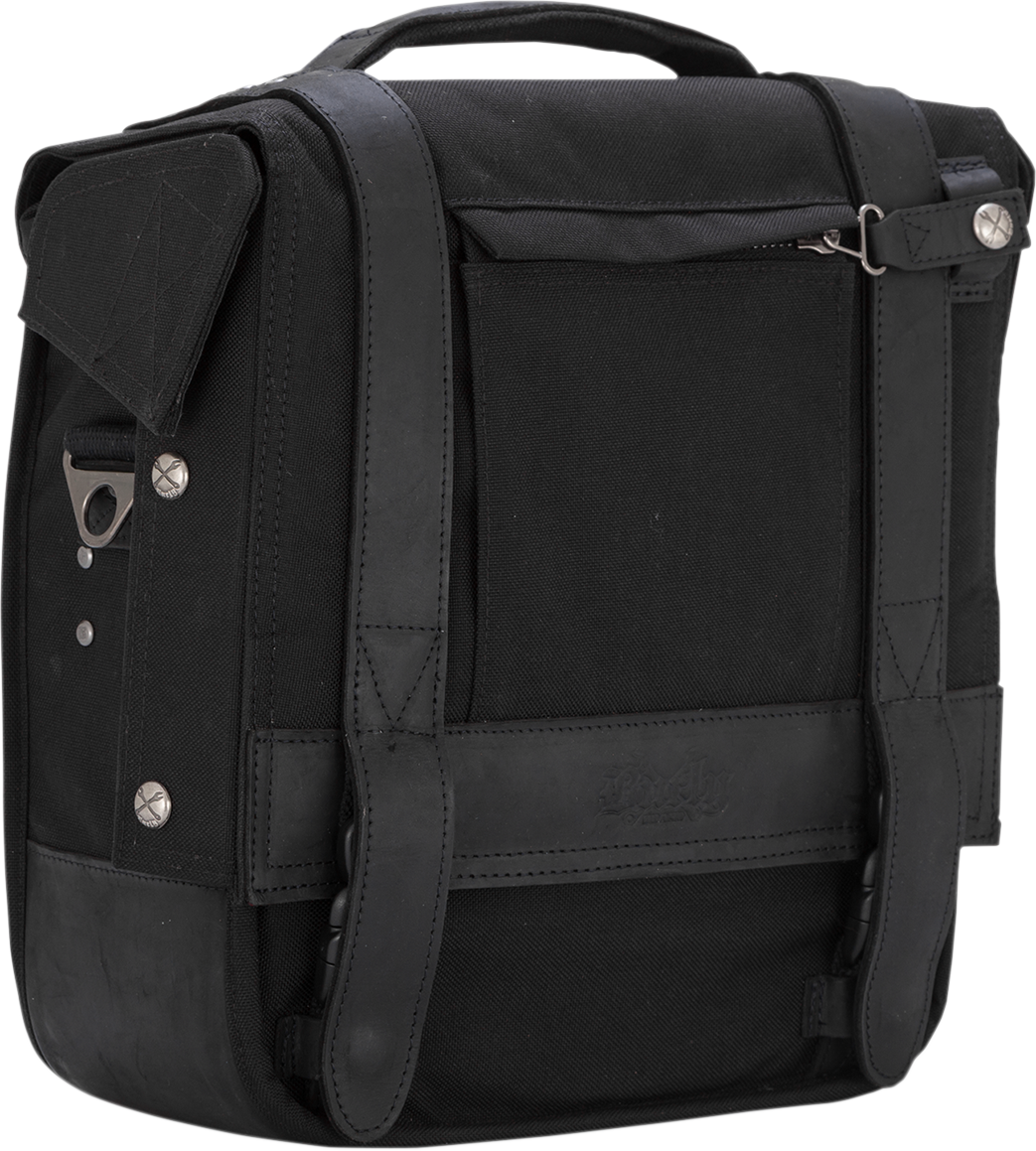 BURLY BRAND Voyager Detachable Cordura® Saddlebag - Black B15-1000B