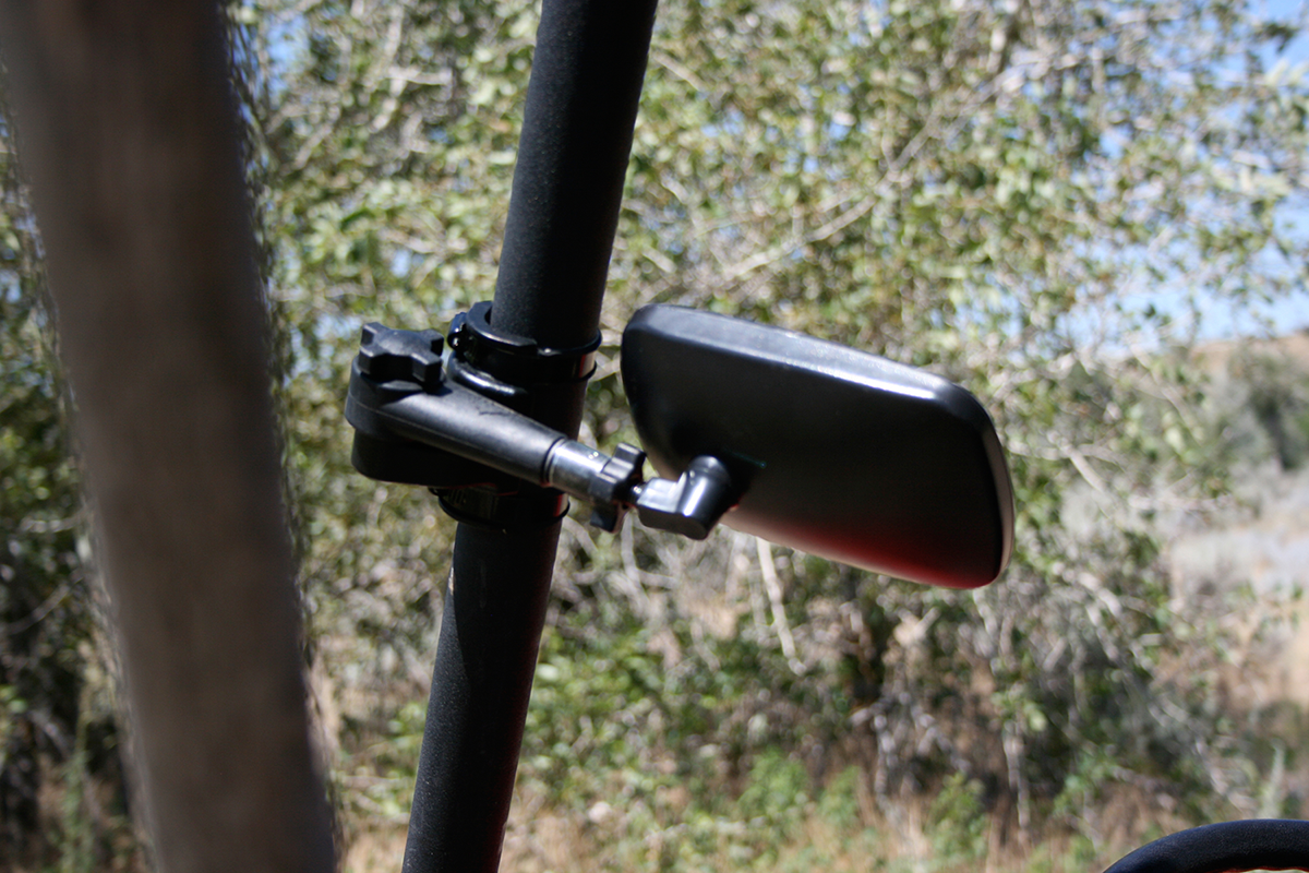 ATV-TEK Mirror - Clearview - Side View - Breakaway - Rectangle - Black UTVMIR1