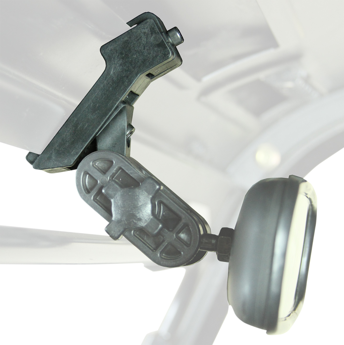 ATV-TEK Adapter - Mirror/Rear View - Sun Visor/Roll Cage - Black PVMIR2