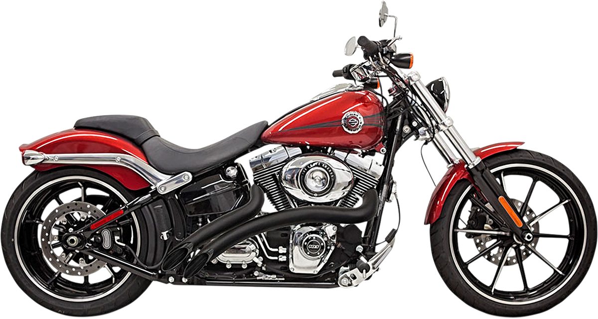 BASSANI XHAUST Radial Sweepers Exhaust System - Black 1SD1FB