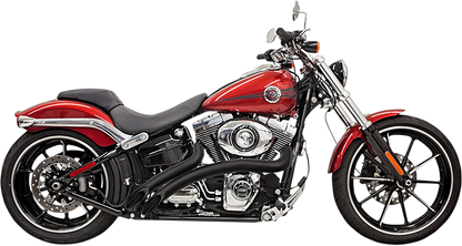 BASSANI XHAUST Radial Sweepers Exhaust System - Black 1SD1FB