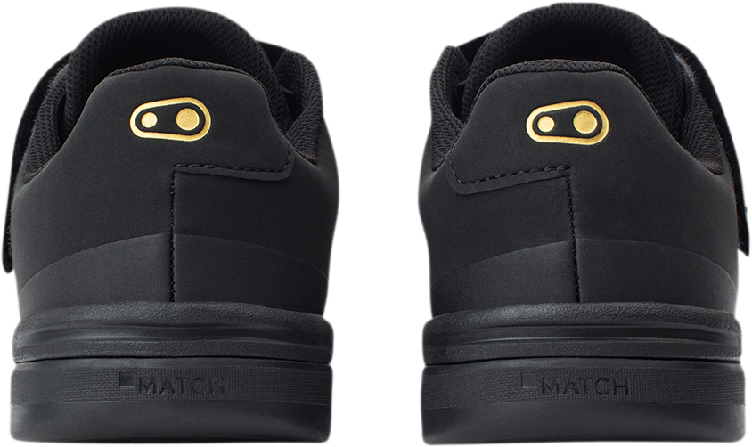 CRANKBROTHERS Stamp BOA® Flat Shoes - Black/Gold - US 8 STB01080A-8.0