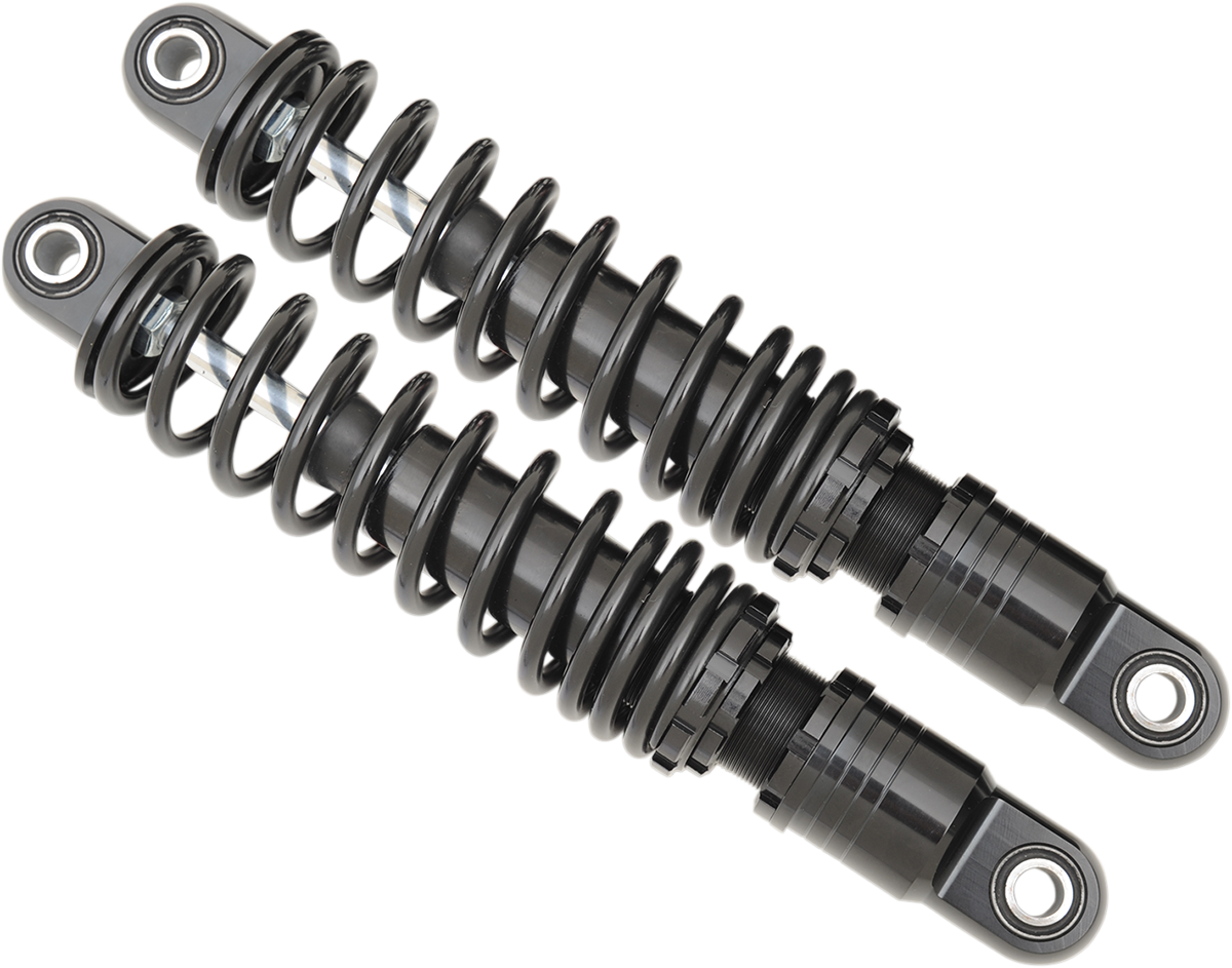 DRAG SPECIALTIES SHOCKS Premium Ride-Height Adjustable Shocks - 11" - Black - Standard - Black C16-0160AB