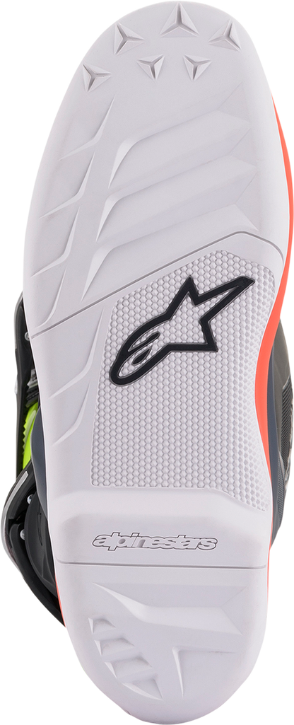 ALPINESTARS Youth Tech 7S Boots - Black/Gray/Red/White/Yellow - US 3 / EU 35.5 2015017-9058-3