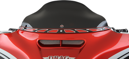 KLOCK WERKS Fairing Vent Screen - Round - Chrome - FLHT/FLHX KWS-01-0002