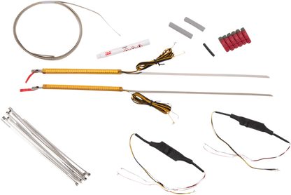CUSTOM DYNAMICS WRAPZ® Fork Lights - 39 mm - Amber Lens TW39AA