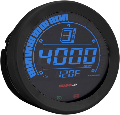 KOSO NORTH AMERICA 4" Tachometer - Black BA051110