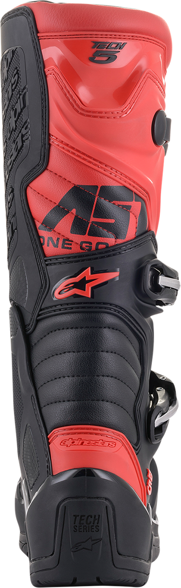 ALPINESTARS Tech 5 Boots - Black/Red- US 11 / EU 45.5 2015015-13-11
