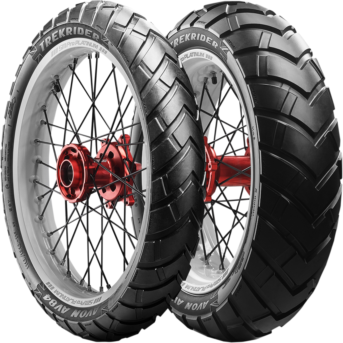 AVON Trekrider Front Tire 120/70-19 60V for Dual-Sport and Adventure Riding