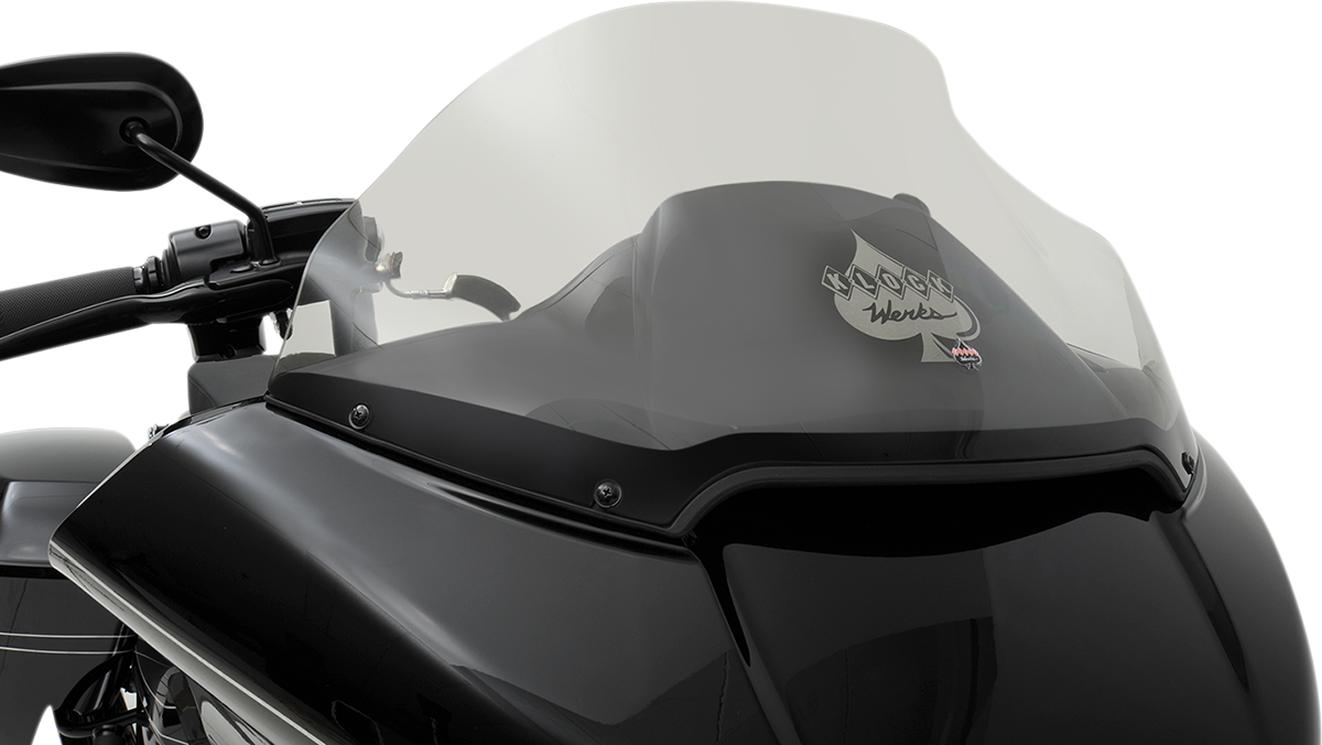 KLOCK WERKS Sport Flare® Windshield - 14" - Dark Smoke - '15-'25 FLTR KWW-01-0317