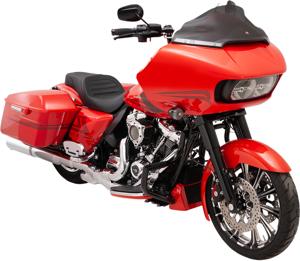 KLOCK WERKS Sport Flare® Windshield - 9" - Dark Smoke - '15-'25 FLTR KWW-01-0326