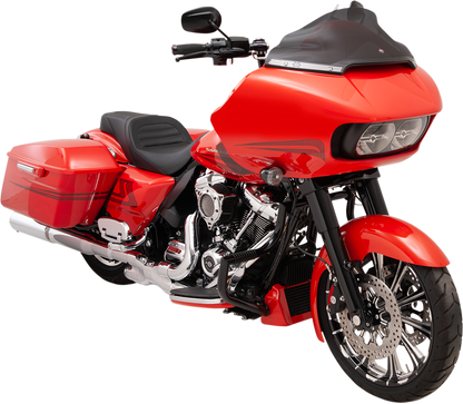 KLOCK WERKS Sport Flare® Windshield - 9" - Dark Smoke - '15-'25 FLTR KWW-01-0326
