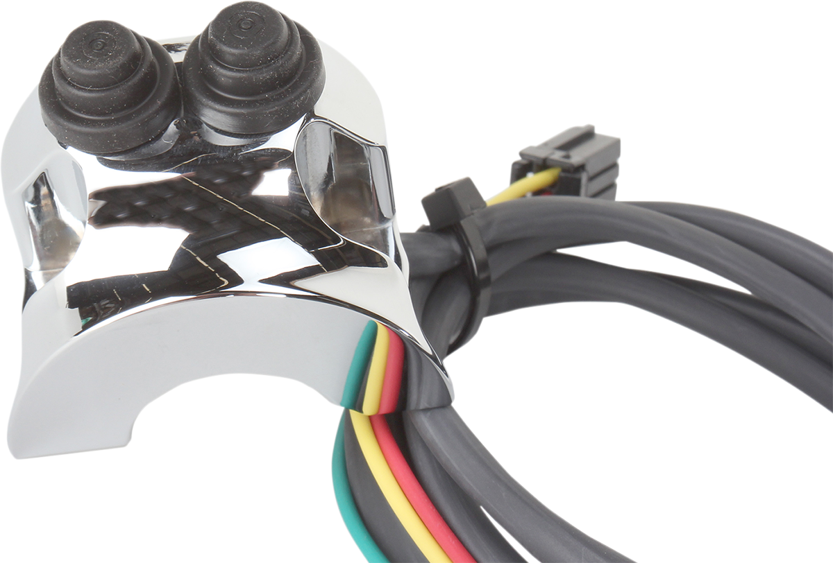 Legend Suspension Chrome Handlebar Mounted Control Assembly for FL - Part 0616-0207