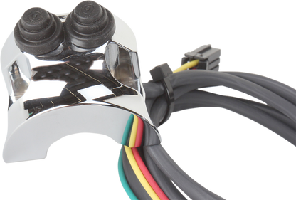 Legend Suspension Chrome Handlebar Mounted Control Assembly for FL - Part 0616-0207