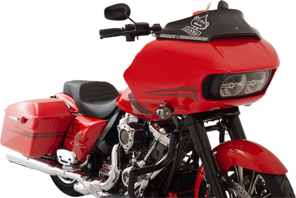 KLOCK WERKS Sport Flare® Windshield - 6" - Black - '15-'25 FLTR KWW-01-0403