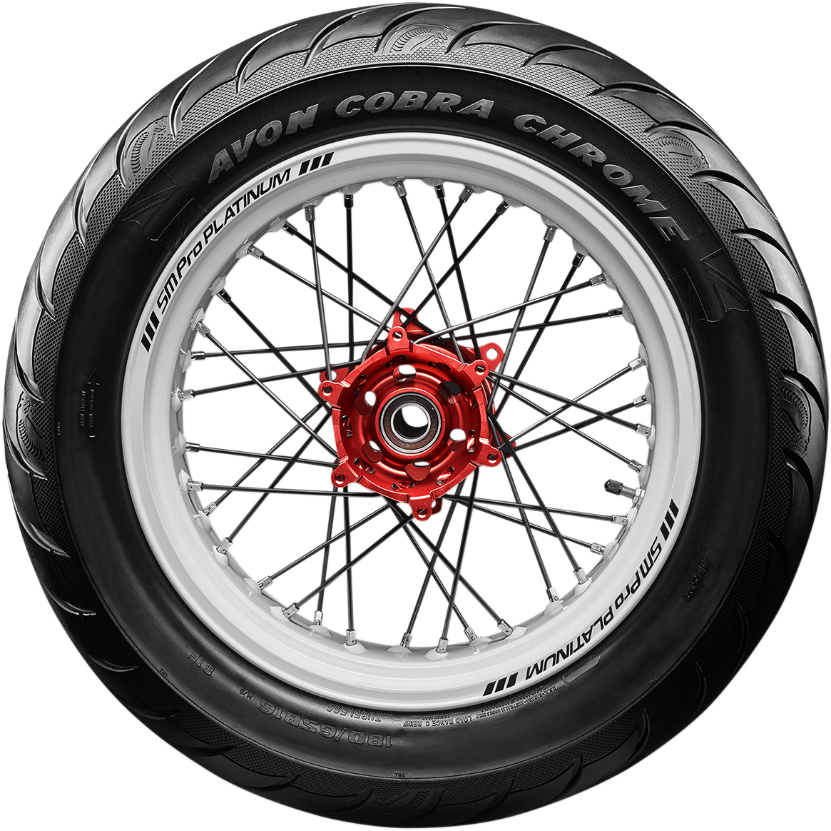 AVON Cobra Chrome AV92 Rear Tire - 260/40R18 84V for Power Cruisers and Touring Bikes