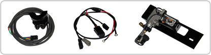 LEGEND SUSPENSION AIR-A FL Adjustable Air Suspension with Black Handlebar Control for FLH - Part 1311-0153
