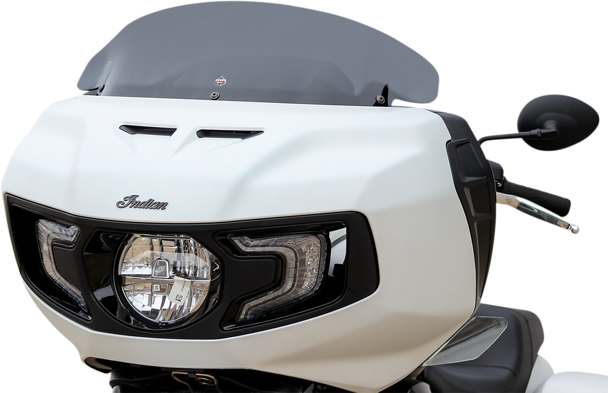 KLOCK WERKS Flare® Windshield - 8" - Dark Smoke - '20-'25 Indian KWW-04-0580