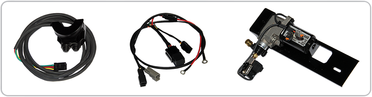 Legend Suspension AIR-A FL Adjustable Air Suspension Kit with Black Handlebar Control for FLTRX/U - Part #1311-0151