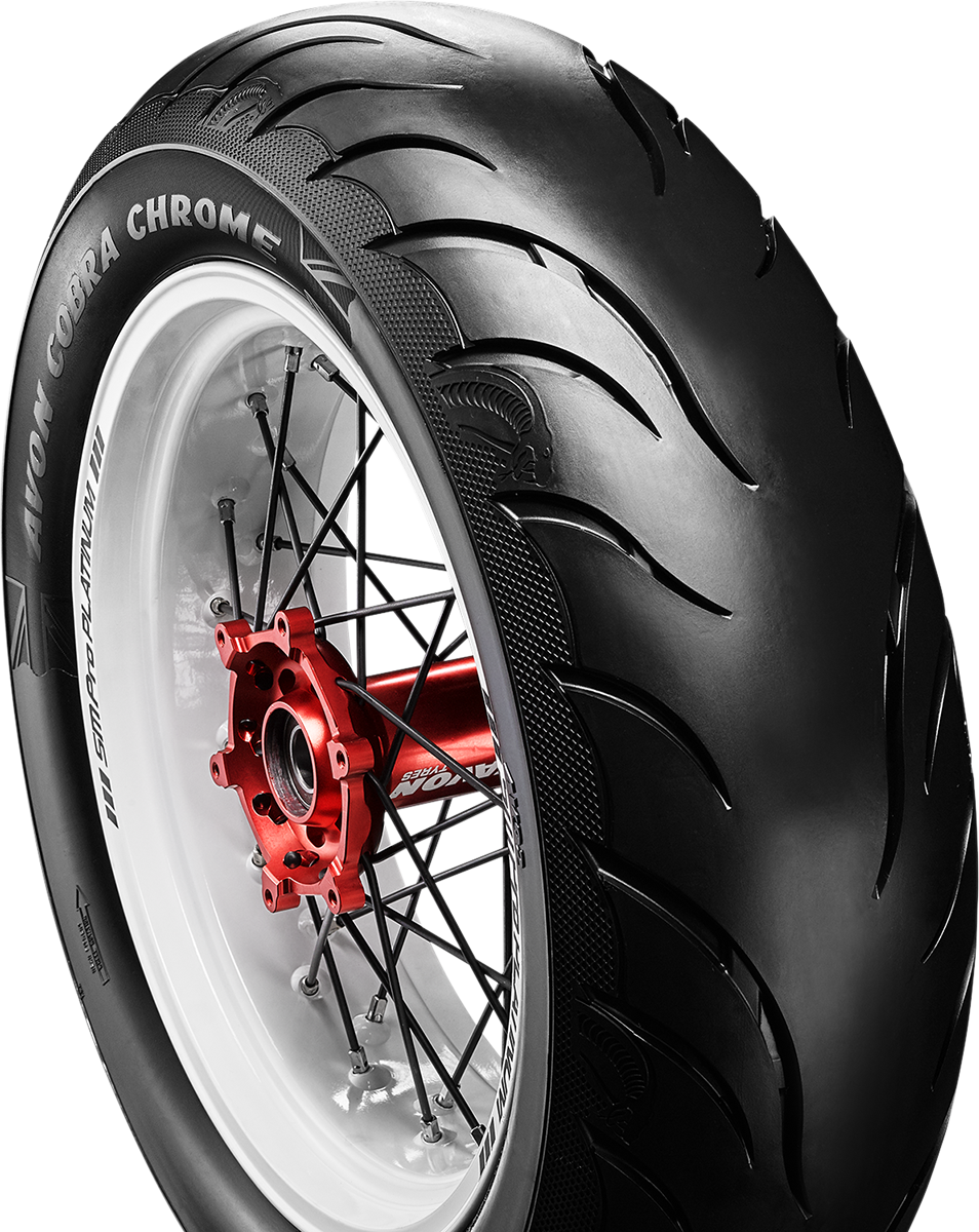 AVON Cobra Chrome AV92 Rear Motorcycle Tire - 170/80B15, 83H - Part Number 640551
