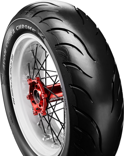 AVON Cobra Chrome AV92 Rear Motorcycle Tire - 170/80B15, 83H - Part Number 640551