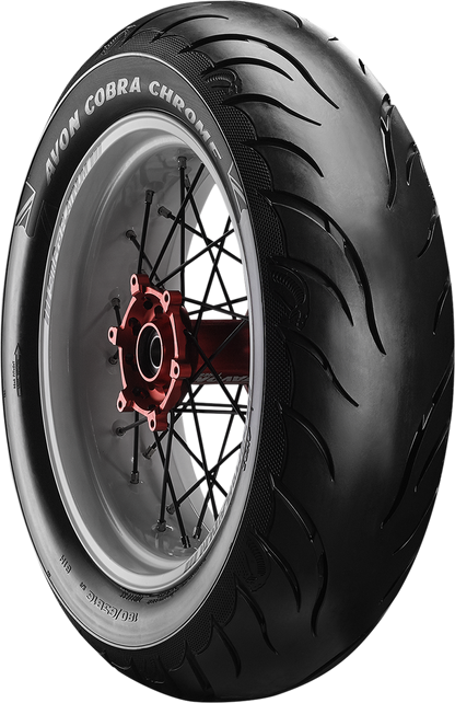 AVON Cobra Chrome AV92 Rear Tire - 150/80B16 77V for Cruisers and Touring Bikes