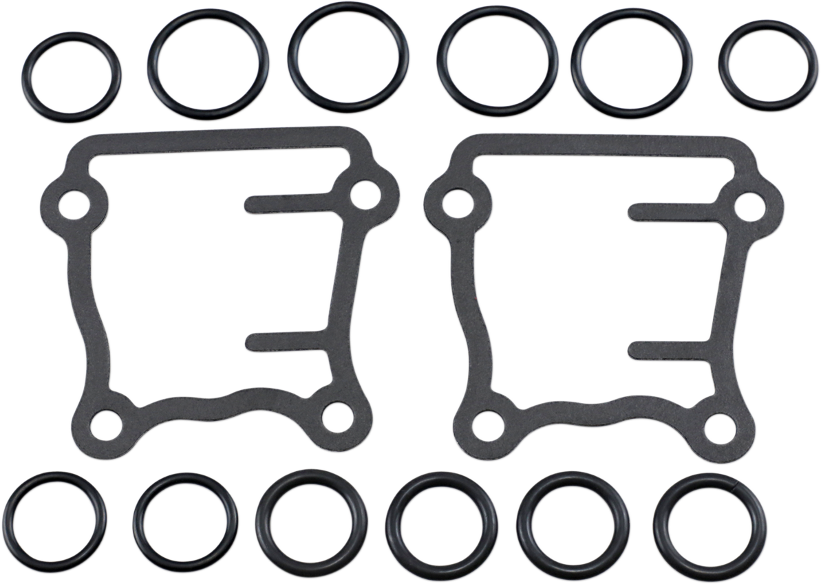 JAMES GASKET Pushrod Seal Tappet Cover Gasket and O-Ring Kit - '99-'17 Twin Cam JGI-11293-TC