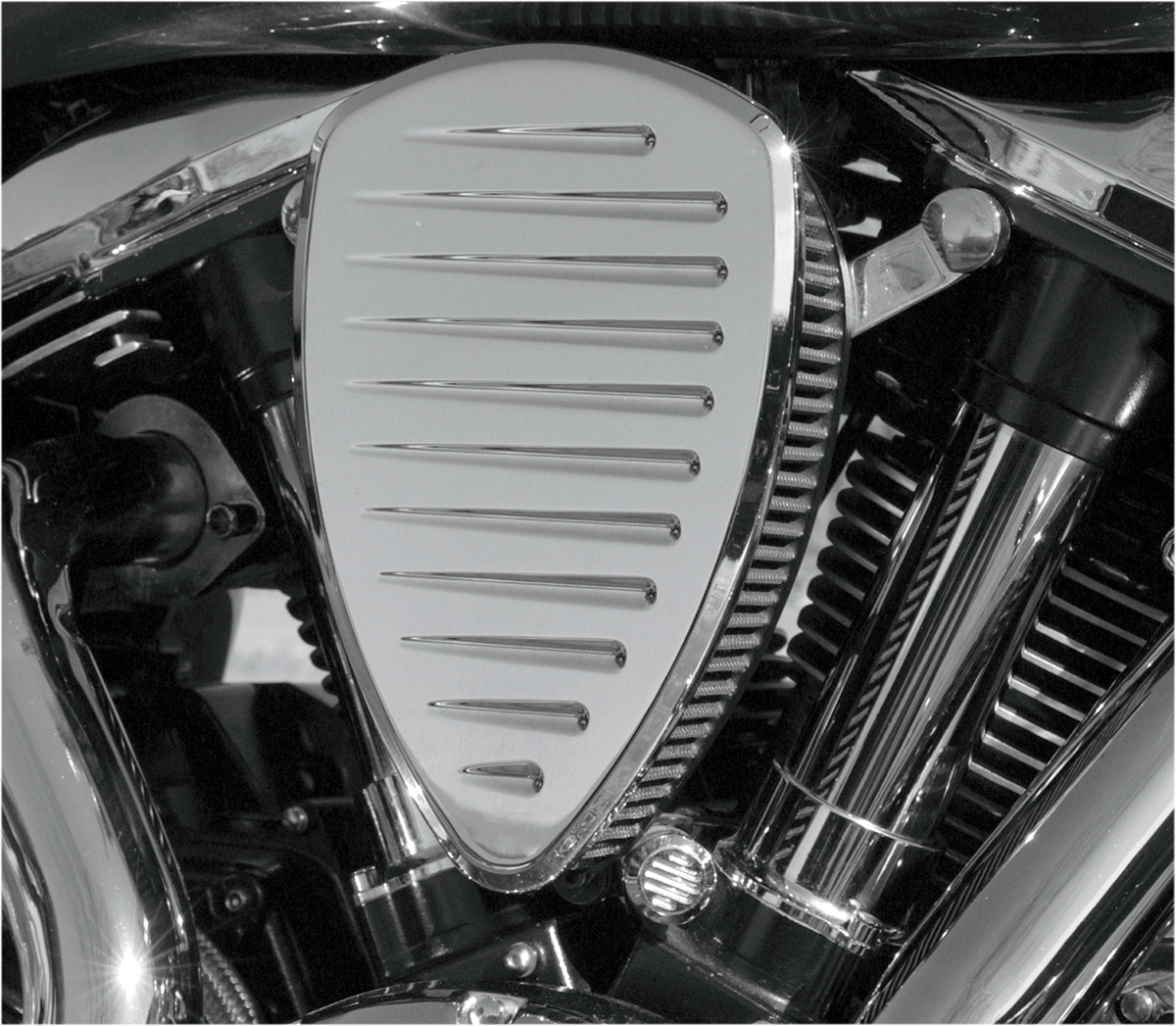 BARON Replacement BAK Air Cleaner Cover - Comet - Chrome BA-2800-06