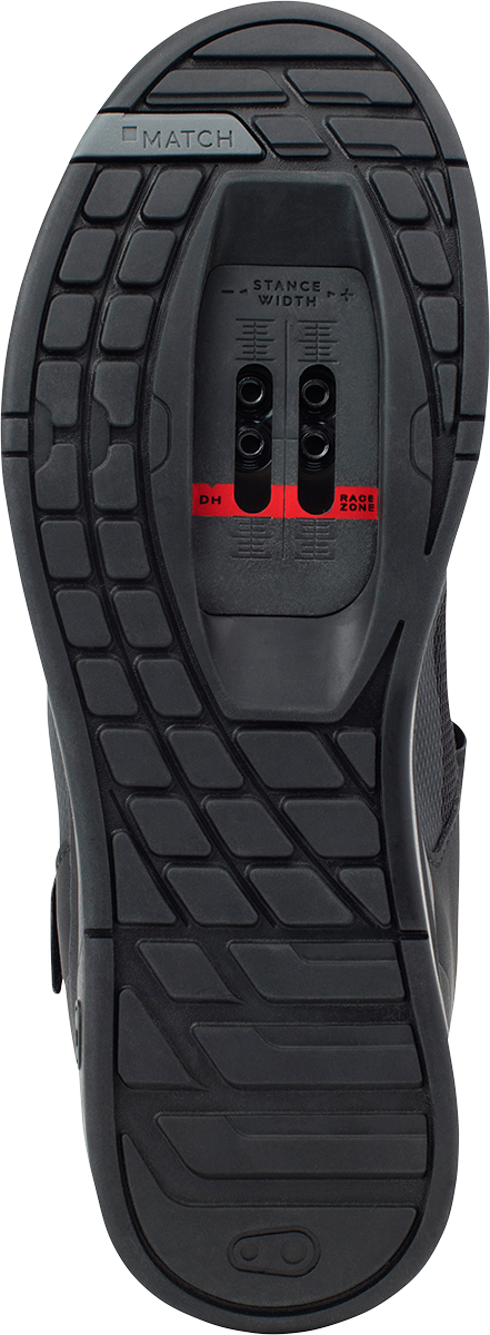 CRANKBROTHERS Mallet BOA® Clip-In Shoes - Black/Gold - US 12.5 MAB01080A-12.5