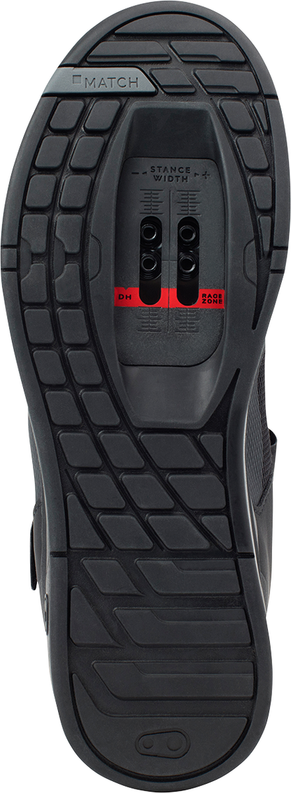 CRANKBROTHERS Mallet BOA® Clip-In Shoes - Black/Gold - US 12.5 MAB01080A-12.5
