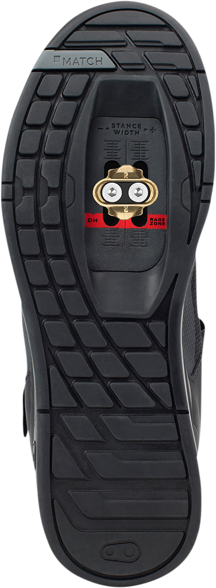 CRANKBROTHERS Mallet BOA® Clip-In Shoes - Black/Gold - US 12.5 MAB01080A-12.5