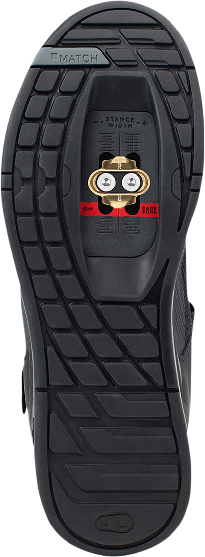 CRANKBROTHERS Mallet BOA® Clip-In Shoes - Black/Gold - US 12.5 MAB01080A-12.5