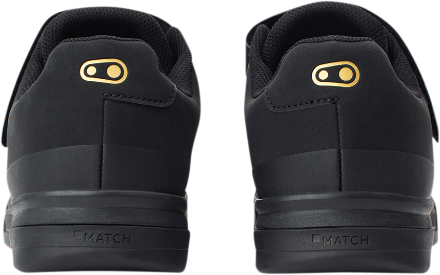 CRANKBROTHERS Mallet BOA® Clip-In Shoes - Black/Gold - US 12.5 MAB01080A-12.5