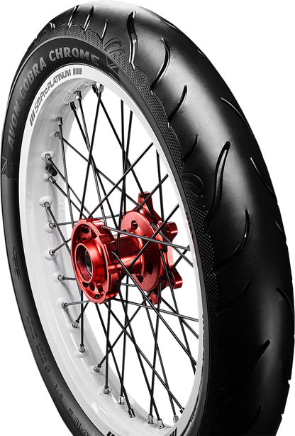 AVON Cobra Chrome AV91 Front Tire 90/90-21 54H for Power Cruiser and Touring Motorcycles