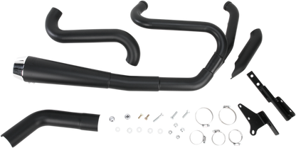 BASSANI XHAUST Road Rage 2:1 Exhaust - Black - FXD 1D5250B