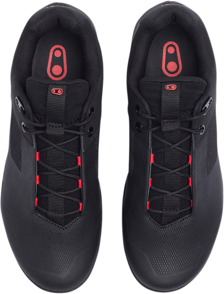CRANKBROTHERS Mallet Lace Clip-In Shoes - Black/Red - US 12.5 MAL01030A-12.5