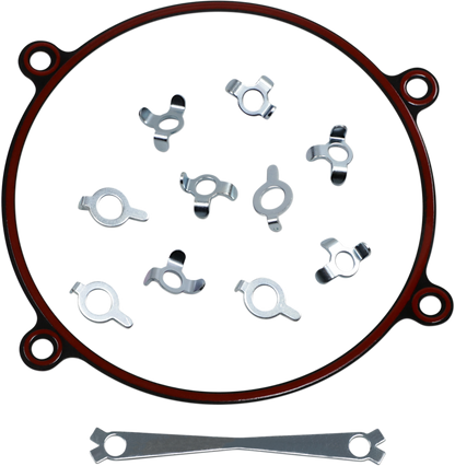 JAMES GASKET Crankcase Saver Kit - Rubber Coated Metal - '84-'99 EVO/'99-'06 Twin Cam JGI-11125-XM