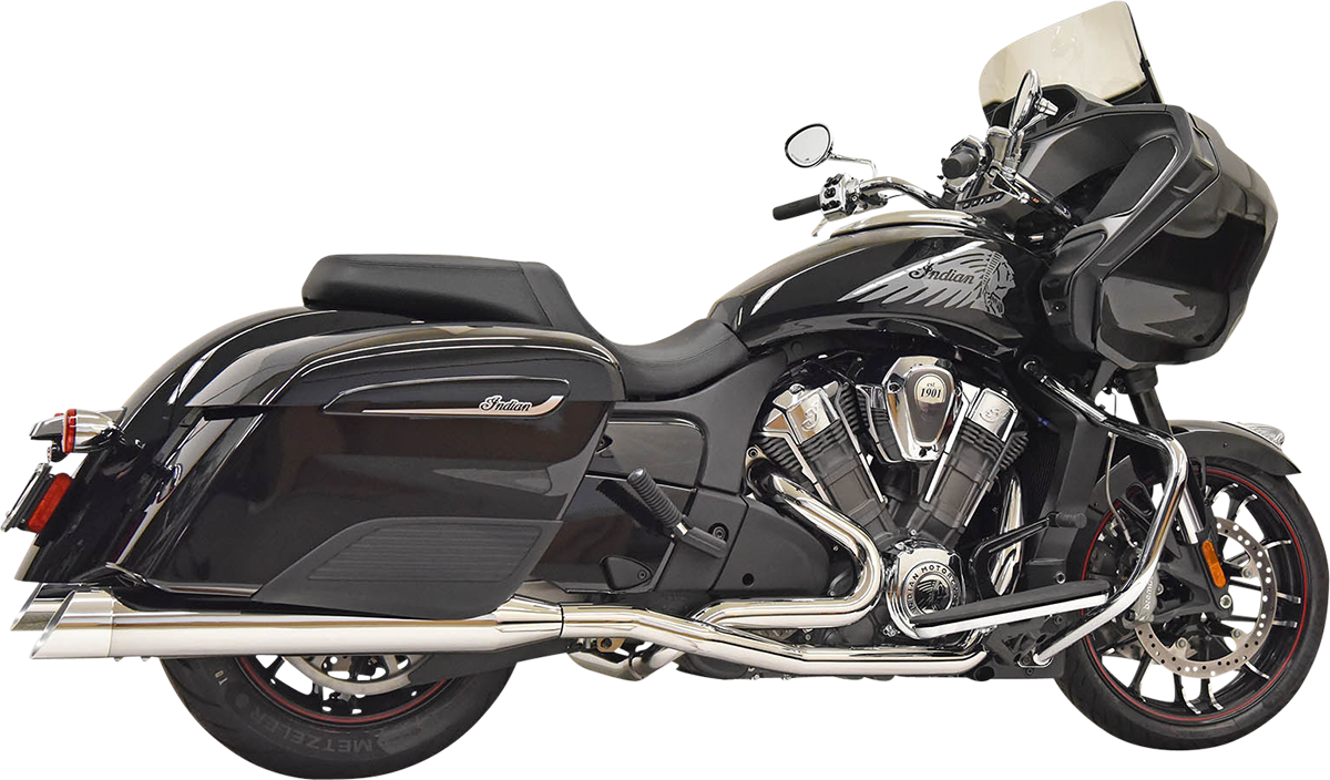 BASSANI XHAUST Exhaust Dual Challenger - Chrome 8H16S