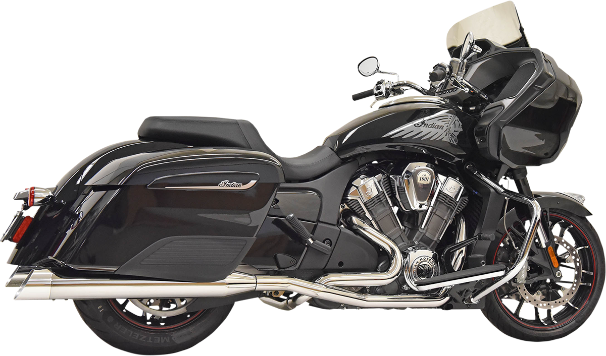 BASSANI XHAUST Exhaust Dual Challenger - Chrome 8H16S