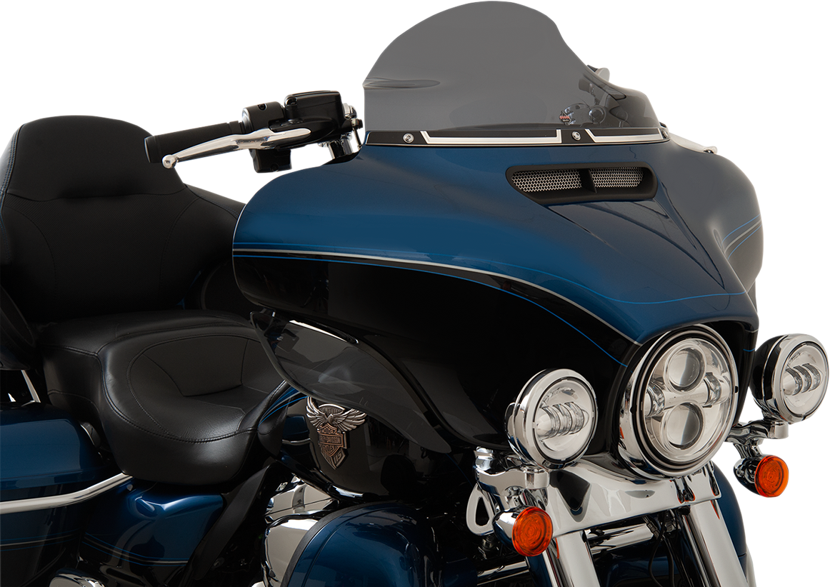 KLOCK WERKS Flare® Windshield Trim - FLW - Black Contrast - '14-'25 FLH KWW-01-0361