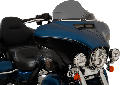KLOCK WERKS Flare® Windshield Trim - FLW - Black Contrast - '14-'25 FLH KWW-01-0361
