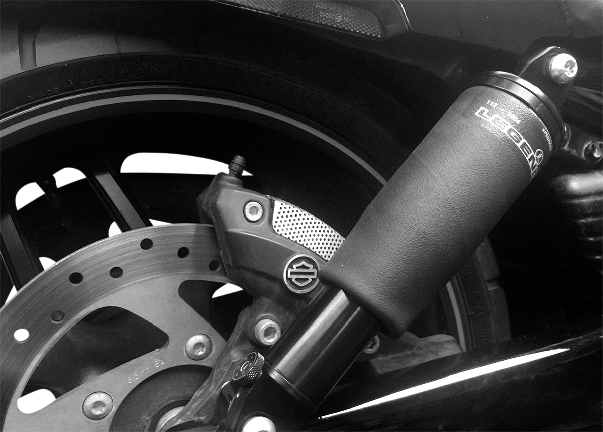 Legend Suspension AIR-A V-Rod Adjustable Air Suspension System - Black | Part #1311-0109