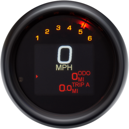 DAKOTA DIGITAL Tank Speedometer - Black Bezel - 3-3/8" MLX-3000-K